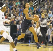  ?? Tom R. Smedes / Associated Press ?? UConn’s Napheesa Collier is one of six Huskies on the watch list for the Naismith Trophy.