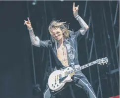  ??  ?? 0 Justin Hawkins of The Darkness – still enormous good fun