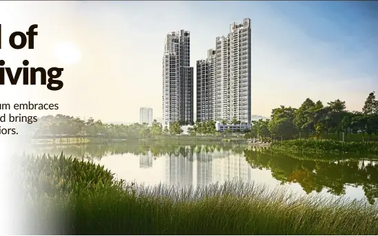  ?? — Photos: Park Regent ?? The cascading towers of Park Regent due for completion in 2023.