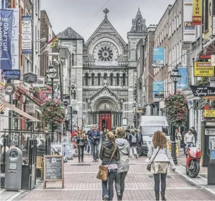  ??  ?? 0 Home from home: Dublin still has a very British feel despite going its own way, says Joyce Mcmillan
