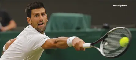  ??  ?? Novak Djokovic