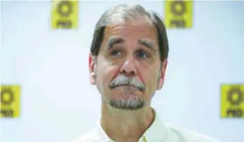  ?? | CUARTOSCUR­O ?? Agustín Basave señaló que ya no hay condicione­s para permanecer en este instituto político.