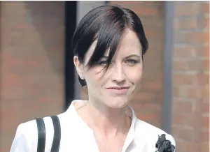  ?? Picture: PA. ?? Dolores O’Riordan was found dead in a hotel room in London on Monday.