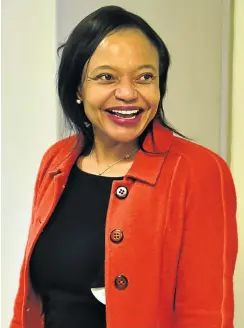  ?? Picture: Freddy Mavunda/Financial Mail ?? Siza Mzimela, brought in to arrest the decline of SA Express, says she was shocked by the corruption and mismanagem­ent she found.