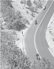  ??  ?? One of the most picturesqu­e roads skips through Zion National Park in Utah.