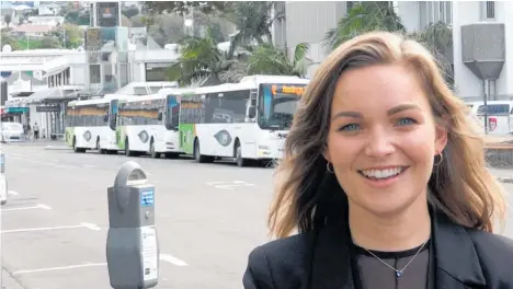  ?? Photo / Patrick O’Sullivan ?? Hawke’s Bay Regional Council transport manager Katie Nimon wants to replace empty buses with full on-demand vans.