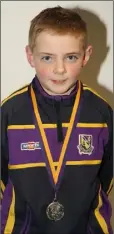  ??  ?? Darragh Kirwan of Bree-Davidstown, Under-10 winner.