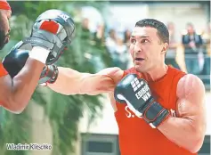  ??  ?? Wladimir Klitschko