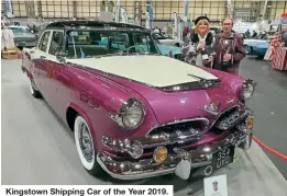  ?? ?? Kingstown Shipping Car of the Year 2019.