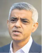  ??  ?? Mayor Sadiq Khan hit back saying Tory cuts have hit the Met office