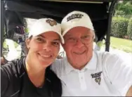  ?? COURTESY PHOTO ?? Harry Hammond, right, and daughter, Laura, have been staples in the Chester County golf scene for a number of years.