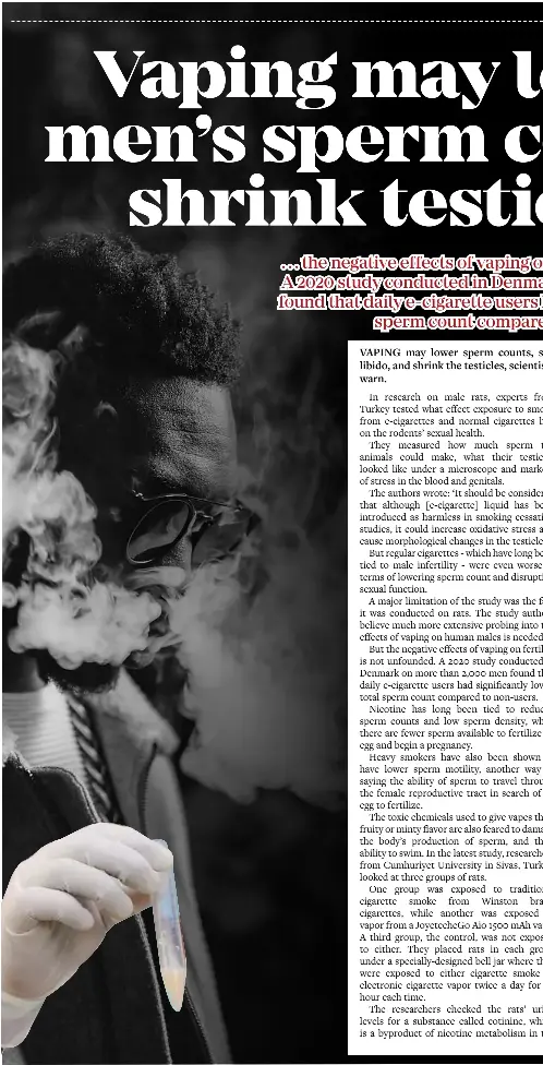 elfbar elfa master akku Will Vaping effect my fertility? main image 0