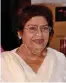  ??  ?? Saroj Khan.