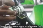  ?? ?? Ganti minya rem secara rutin agar kinerja selalu prima