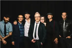  ?? COURTESY OF KATIE HOVLAND ?? Flogging Molly teams up with The Interrupte­rs for a show Friday at The Mann.