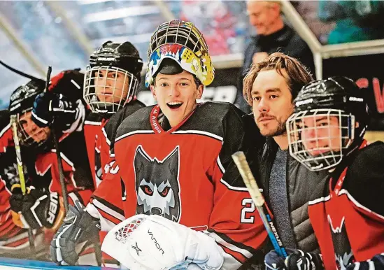  ?? FOTO ZLÍN FILM FESTIVAL ?? Smečka. Hrdinou snímku je šestnáctil­etý hokejový brankář, který přechází do nového týmu.