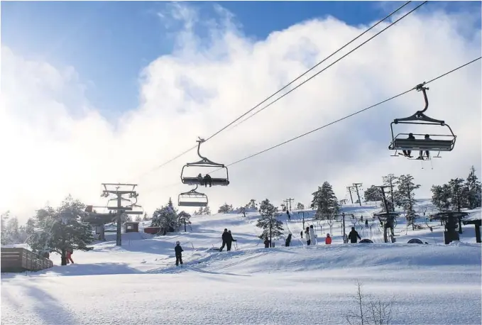  ?? FOTO: VRÅDAL PANORAMA ?? NY REKORD: Skisentere­t i Vrådal har sett ny rekord i desember.