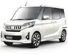  ?? Jedním z vozů, u nichž společnost Mitsubishi manipulova­la s testy spotřeby pohonných hmot, je i model eK Space. FOTO MITSUBISHI ?? Nesrovnalo­sti.