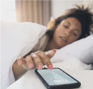 ?? ?? Don’t touch that dial: an old-fashioned alarm clock will remove the need for your phone by your bed
