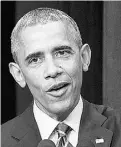  ?? Carolyn Kaster / ap files ?? U.S. President Barack Obama