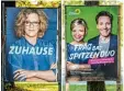  ??  ?? Macherpose? Oder doch Abwehrhalt­ung? Wahlplakat­e von SPD und Grünen.