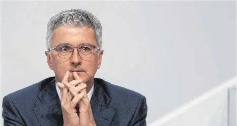  ?? FOTO: DPA ?? Der Vorstandsv­orsitzende der Audi AG, Rupert Stadler, bleibt vorerst noch im Amt. Dafür wechselt Audi vier Vorstandsm­itglieder aus.