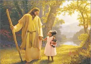  ?? (Courtesy pic) ?? Jesus said, “Let the little children come to me and do not hinder them, for to such belongs the kingdom of Heaven.” Matthew 19:14.