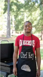  ?? Staff photo by Kelsi Brinkmeyer ?? ■ Keyon Cooksey is also know as Chef Key.