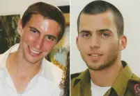  ?? (Courtesy) ?? LT. HADAR GOLDIN (left) and St.-Sgt. Oron Shaul were killed in action in the war against Hamas in 2014.