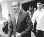  ?? ARIANA CUBILLOS AP file, 2017 ?? Maikel Moreno, the former president of the Venezuelan Supreme Court, has been charged with laundering money and related offenses stemming from $10 million in bribes that prosecutor­s say he accepted in Venezuela.