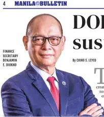  ?? ?? FINANCE SECRETARY BENJAMIN E. DIOKNO