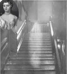  ??  ?? The ghost of Raynham Hall, captured in 1936 by a COUNTRY LIFE photograph­er, is thought to be Lady Dorothy Walpole