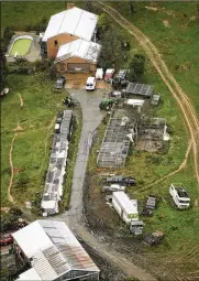  ?? COLUMBUS DISPATCH ?? Terry W. Thompson set free his menagerie of exotic pets and then shot and killed himself in 2011. This photo shows Thompson’s 73-acre spread west of Zanesville two days after the animals were set free.