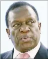  ??  ?? President Mnangagwa