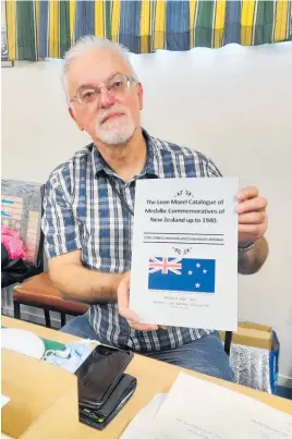  ?? ?? Martin Purdy started collecting at a young age and combined this with a love for languages. He now compiles catalogues of New Zealand medals.