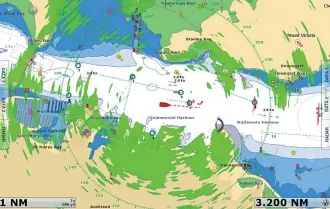  ?? ?? Furuno’s Doppler-based radars color-code targets based on their direction of travel relative to your boat, and display course and speed of selected targets.