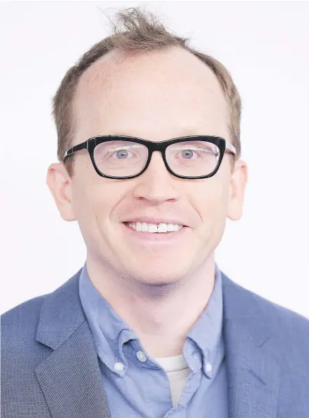  ?? — GETTY IMAGES FILES ?? ‘The worst thing that can happen is that it is a total disaster, and I’ve dealt with that before,’ says Chris Gethard, who will perform standup and tape an episode of his podcast on May 30.