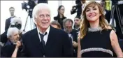  ?? (Photo Patrice Lapoirie) ?? Avec sa fille Victoria, en , sur le tapis rouge du Festival de Cannes...