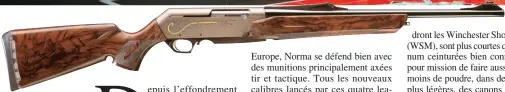  ??  ?? La Bar, chambrée en .270 et
.300 WSM, a beaucoup fait pour le succès de ces deux munitions en France.