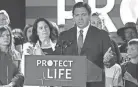  ?? ASSOCIATED PRESS ?? Gov. Ron DeSantis signed a 15-week abortion limit in April.