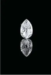  ??  ?? Arcott II diamond presented to Queen Charlotte by the Nawab of Arcot.