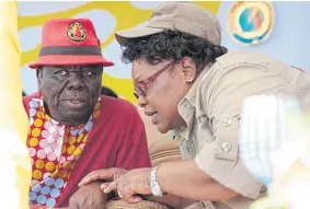  ??  ?? LAST CHANCE: Movement for Democratic Change leader Morgan Tsvangirai, left, and Zimbabwe People First leader Joice Mujuru hope to unseat Mugabe.