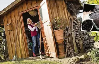  ?? Fotos: Christin Klose/dpa; Winkenbach/Kosmos Verlag/dpa ?? Bei Gartengerä­ten reicht eine minimalist­ische Ausstattun­g aus. Blumen, Kräuter und Gemüse lassen sich aus Samen selbst ziehen (o.).