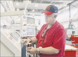  ??  ?? Dave Larkin helped turn the $18M Haas Center for Advanced Manufactur­ing Skills from a project into a reality.