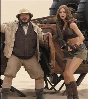  ?? Jumanji: The Next Level. ?? Jack Black as Professor Sheldon Oberon and Karen Gillan as Ruby Roundhouse in