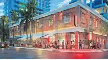  ?? MENIN HOSPITALIT­Y ?? A rendering of the Bodega Taqueria y Tequila planned for Fort Lauderdale’s downtown enclave, Las Olas Riverfront, sometime in July.
