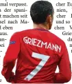  ?? Foto: dpa ?? Kehrt er Atlético den Rücken? Antoine Griez mann.