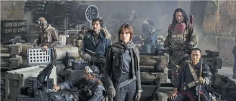  ?? ?? “Rogue One”, del 2016, fue una lograda película sobre los rebeldes en la que tuvo su primera aparición el personaje de Andor.
