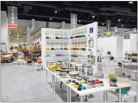  ??  ?? Starting Sunday, thousands of visitors will get a first look at the new 315,000-squarefoot Expo at World Market Center, as part of the five-day Las Vegas Market show.