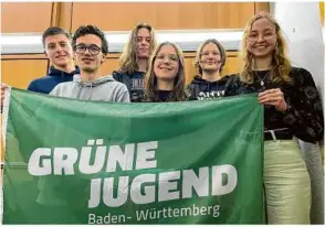  ?? Foto: Grüne Jugend ?? Die Grüne Jugend Heidenheim hat kürzlich einen neuen Vorstand gewählt.